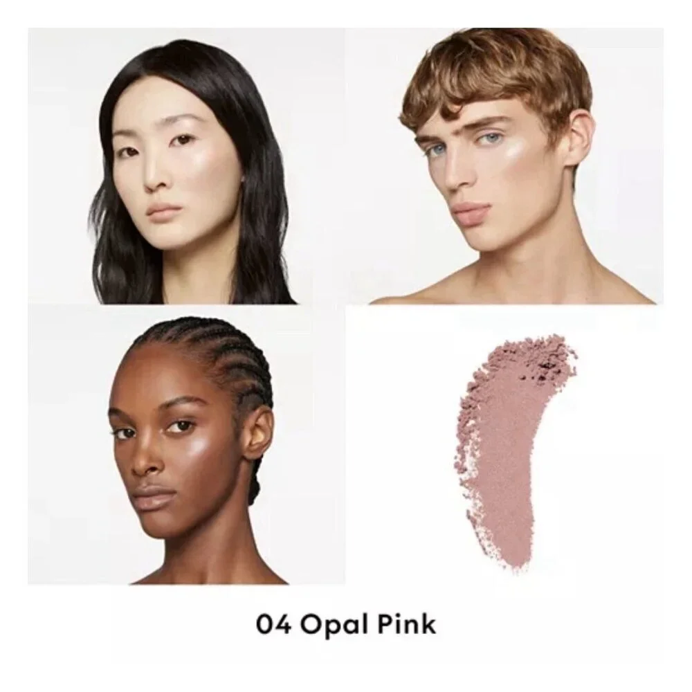 Gucci Beauty Opal Pink Highlighter (04) & Bertha Pink Lip Gloss (219) Set NIB
